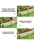 10 Darab, Fűrészfogú Kerítésoszlop Tartó