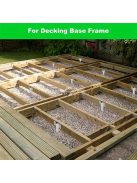 10 Darab, Fűrészfogú Kerítésoszlop Tartó