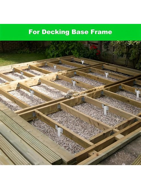 10 Darab, Fűrészfogú Kerítésoszlop Tartó