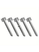 10 db-os fém kerítésoszlop horgony csavarokkal