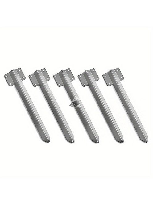 10 db-os fém kerítésoszlop horgony csavarokkal