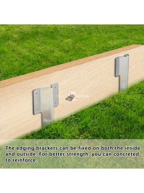 10 db-os fém kerítésoszlop horgony csavarokkal