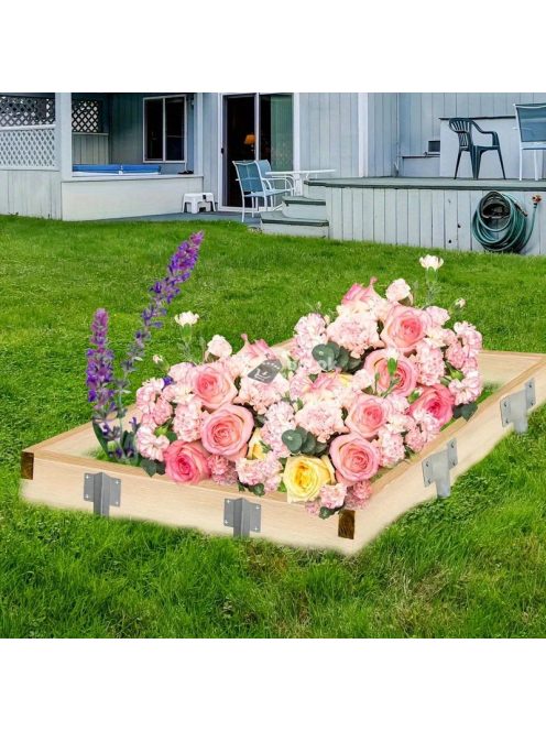 10 db-os fém kerítésoszlop horgony csavarokkal