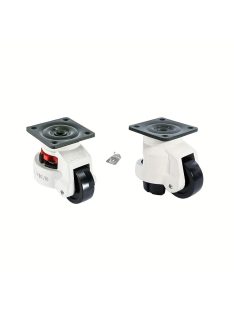   4db Állítható Nylon Görgők Alumínium Ötvözet Kerettel