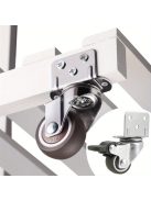 4db Erős Forgó Kerekek Dupla Zárással