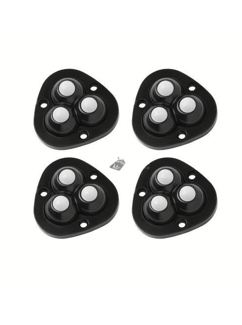 4 db prémium minőségű, nagy teherbírású forgókerék