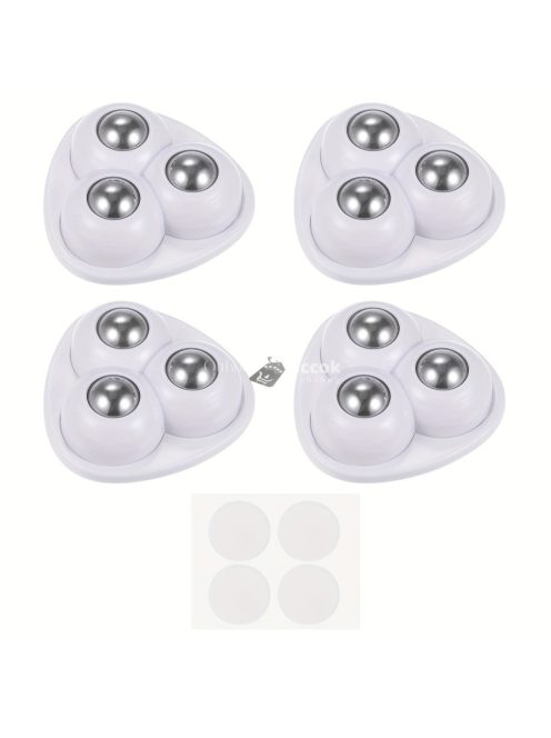 4db Öntapadós Gömb Görgő