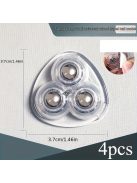 4db Öntapadós Gömb Görgő