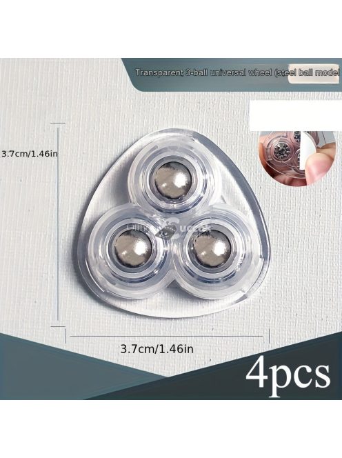 4db Öntapadós Gömb Görgő