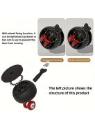 4db Polírozott Fém Forgó Görgők Zárakkal