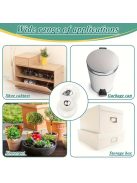 4db Dupla Acélgolyós Többfunkciós Ragasztós Forgó Görgő