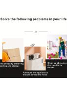 4db Dupla Acélgolyós Többfunkciós Ragasztós Forgó Görgő