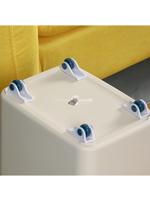 4 darab öntapadós görgő fém bevonattal