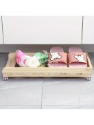 4 darab öntapadós görgő fém bevonattal