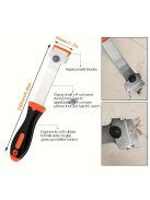 Kettős fejű, kiterjesztett kaparókészlet cserélhető pengékkel