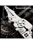 Multifunkciós rozsdamentes acél fogó