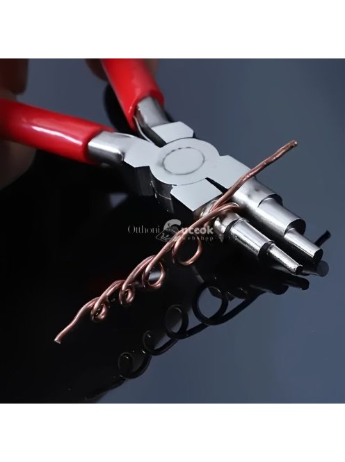 1 db precíziós kerek orrú ékszerfogó