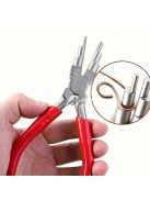 1 db precíziós kerek orrú ékszerfogó