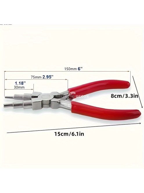 1 db precíziós kerek orrú ékszerfogó