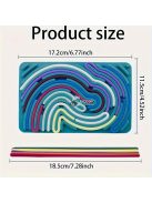 Szilikon Tevékenységtábla - Kétoldalas Puzzle Játék Gyerekeknek