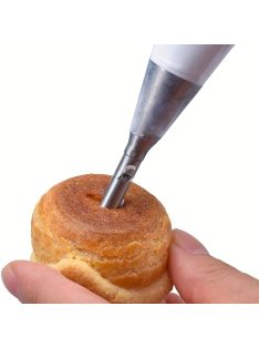   rozsdamentes acélból készült díszítőcső-készlet krémes süteményekhez