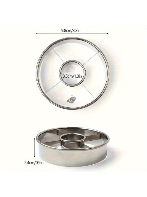 Rozsdamentes Acél Fánk Vágó