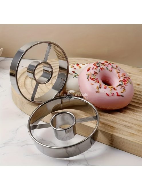 Rozsdamentes Acél Fánk Vágó