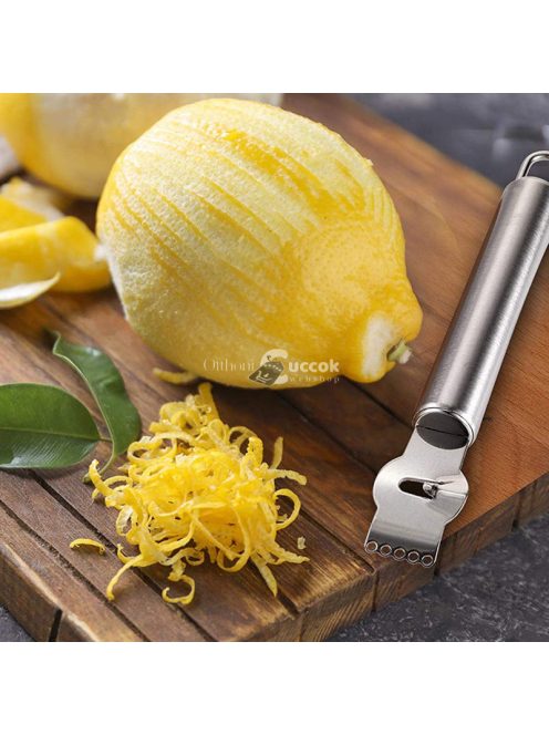 Rozsdamentes acél citromreszelő