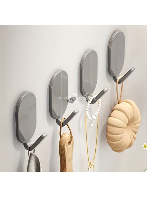 5db Erős Ragasztható Akasztó Fürdőszobához