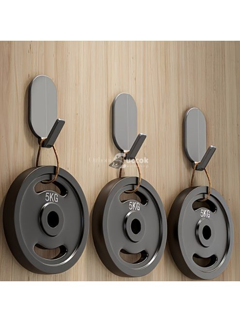 5db Erős Ragasztható Akasztó Fürdőszobához