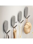 5db Erős Ragasztható Akasztó Fürdőszobához