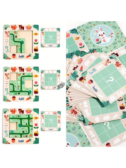 Fa Labirintus Puzzle Játék