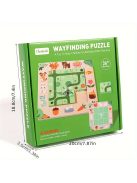 Fa Labirintus Puzzle Játék