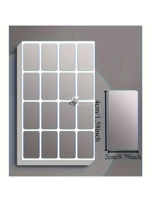 160db Vízálló és Olajálló PET Címke Matrica