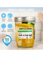 100db Színes Levehető Fagyasztó és Élelmiszer Tároló Címke