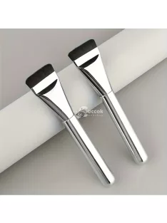 2db Prémium Nylon Festőecset Elegáns Fém Nyéllel