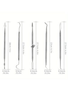   Rozsdamentes acélból készült szobrászati és faragó szerszámkészlet