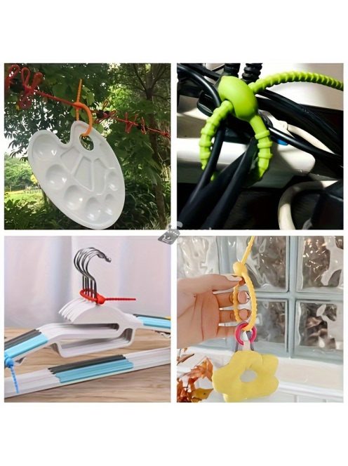 30db, szilikon újrahasználható, kábelrendező, kábelkötegelő