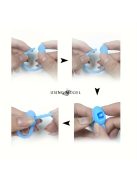 30db, szilikon újrahasználható, kábelrendező, kábelkötegelő