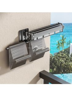   Alumínium ötvözet összecsukható szárítóállvány horogokkal