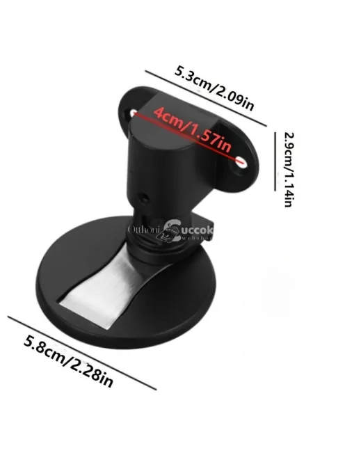 1db Fúrás Nélküli Alumínium Ötvözet Ajtóütköző