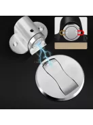 1db Fúrás Nélküli Alumínium Ötvözet Ajtóütköző