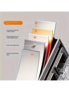 Alumínium falra szerelhető fűszertartó doboz tároló állvány