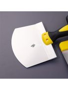 Rozsdamentes Acél Ívelt Gipszkaparó Kés