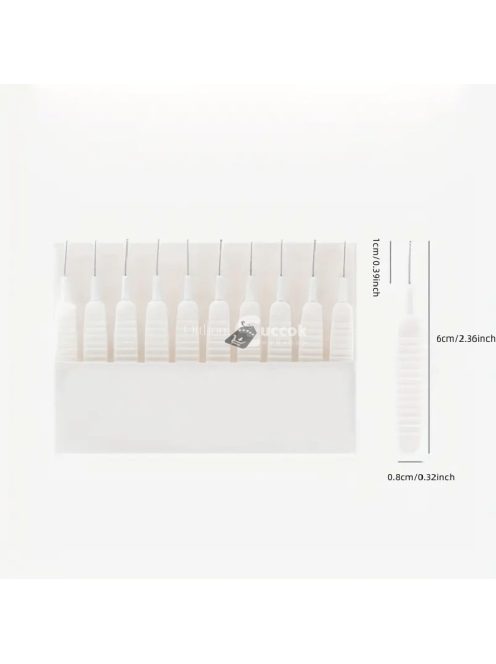 10 db zuhanyfúvóka tisztító kefe