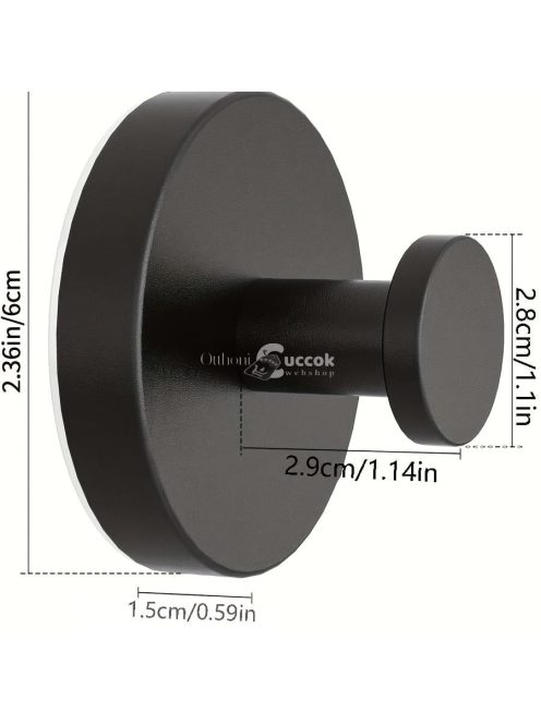 Könnyen felszerelhető szívókorongos akasztók zuhanyhoz