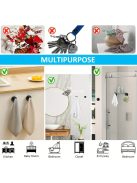 Könnyen felszerelhető szívókorongos akasztók zuhanyhoz