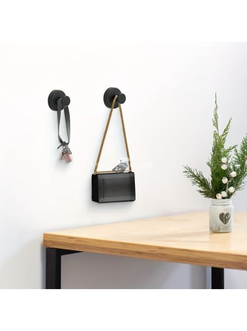 Könnyen felszerelhető szívókorongos akasztók zuhanyhoz