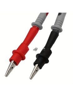 1pár Szilikon Gumi Dupla Szigetelt Krokodil Tesztcsipesz