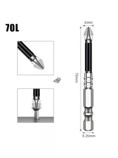 Erős Mágneses Precíziós Csavarhúzó Bit